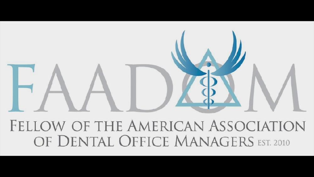 Fellow of the American Association of Dental Office Management logo